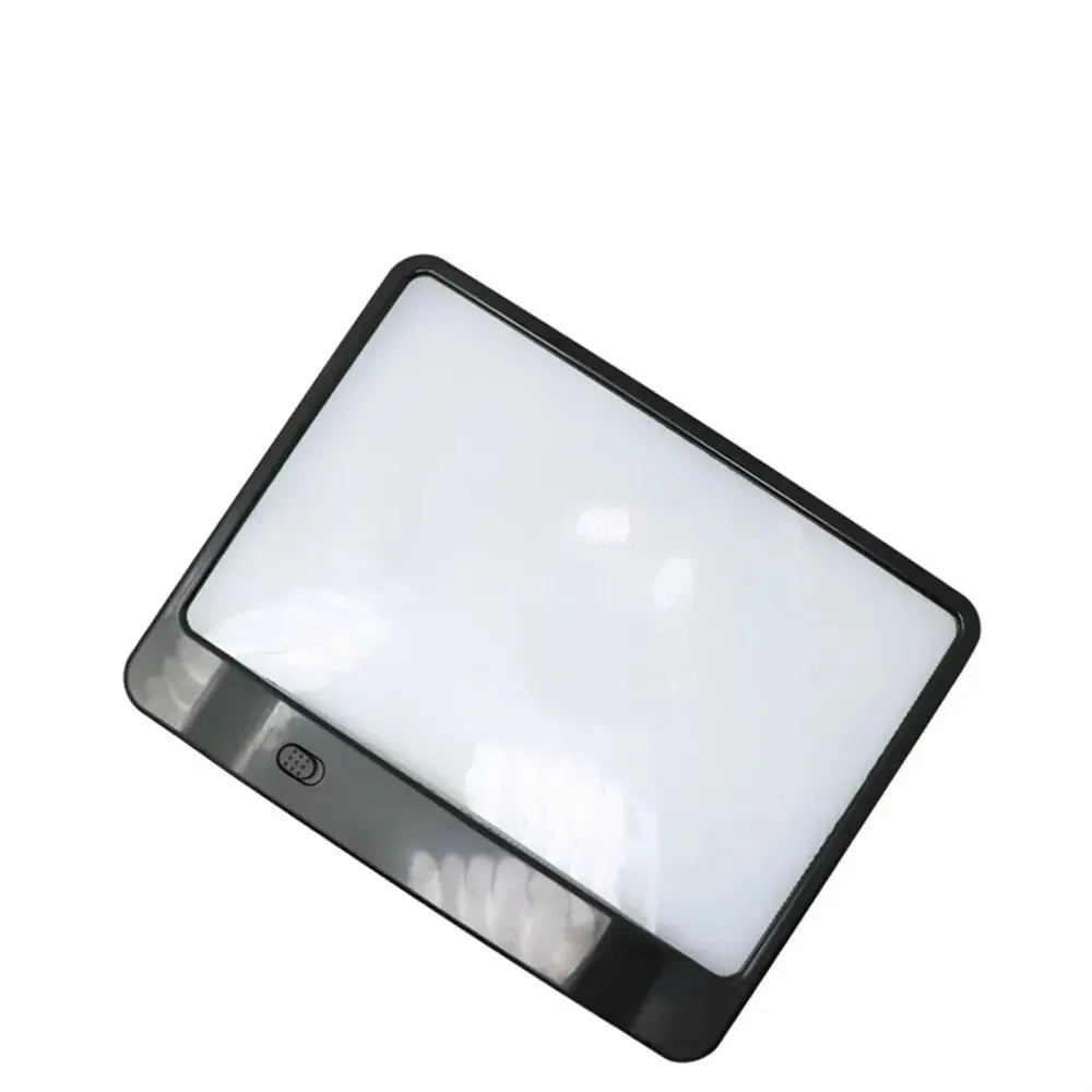 3X Full Page LED Magnifier Sheet for Reading & Crafts