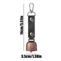 Bear Bell Loud Hiking Hikers Anti-lost Pet Dog PU Leather Strap Noise
