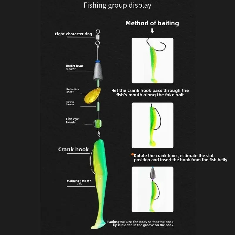 10-Pack Texas Rig Straight Shank Hooks – Wide Bend Soft Bait