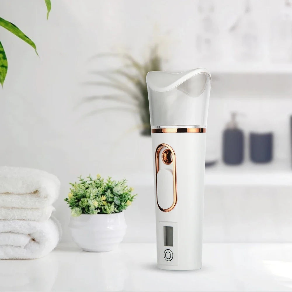 Nano Mist Facial Sprayer with Skin Moisture Tester | Hailicare