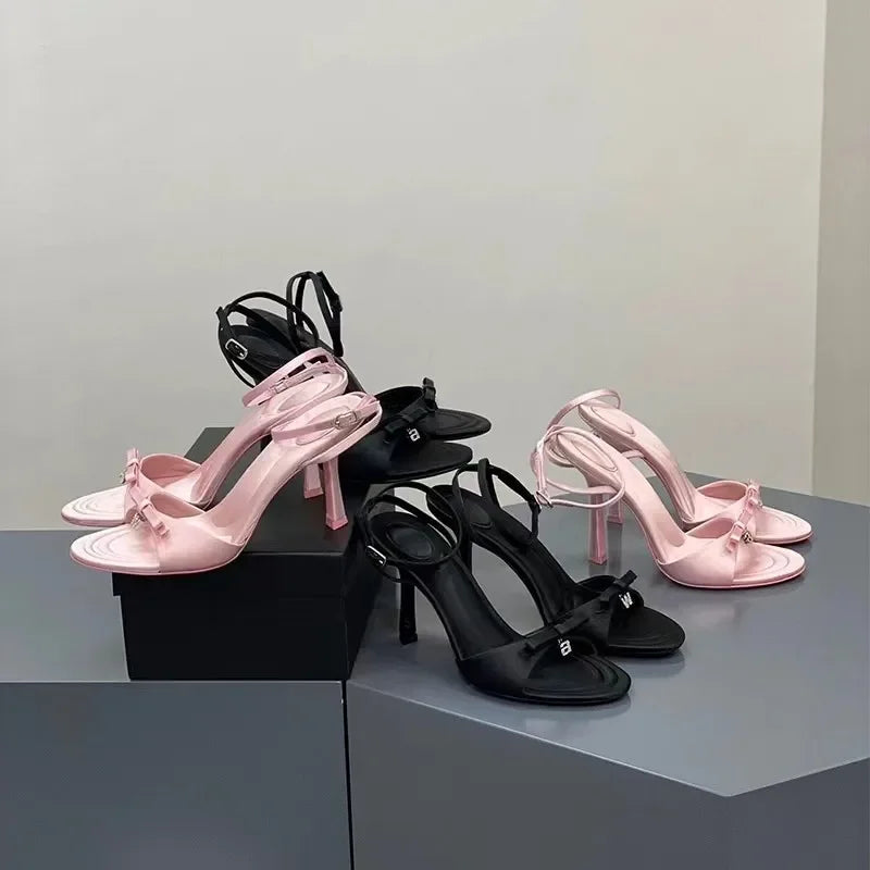 Women's Peep Toe Stiletto Pumps – Buckle Strap Heels Plus Size