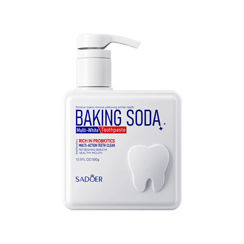 Baking Soda Probiotic Pump Toothpaste – Whitening 300g
