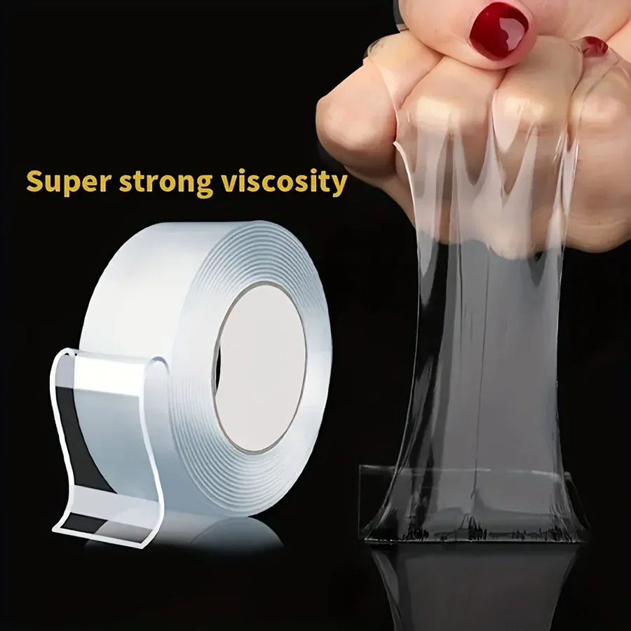 Nano Double-Sided Tape – Removable, Waterproof & Reusable