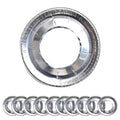 10-Pack Aluminum Foil Stove Burner Covers – Reusable Protector