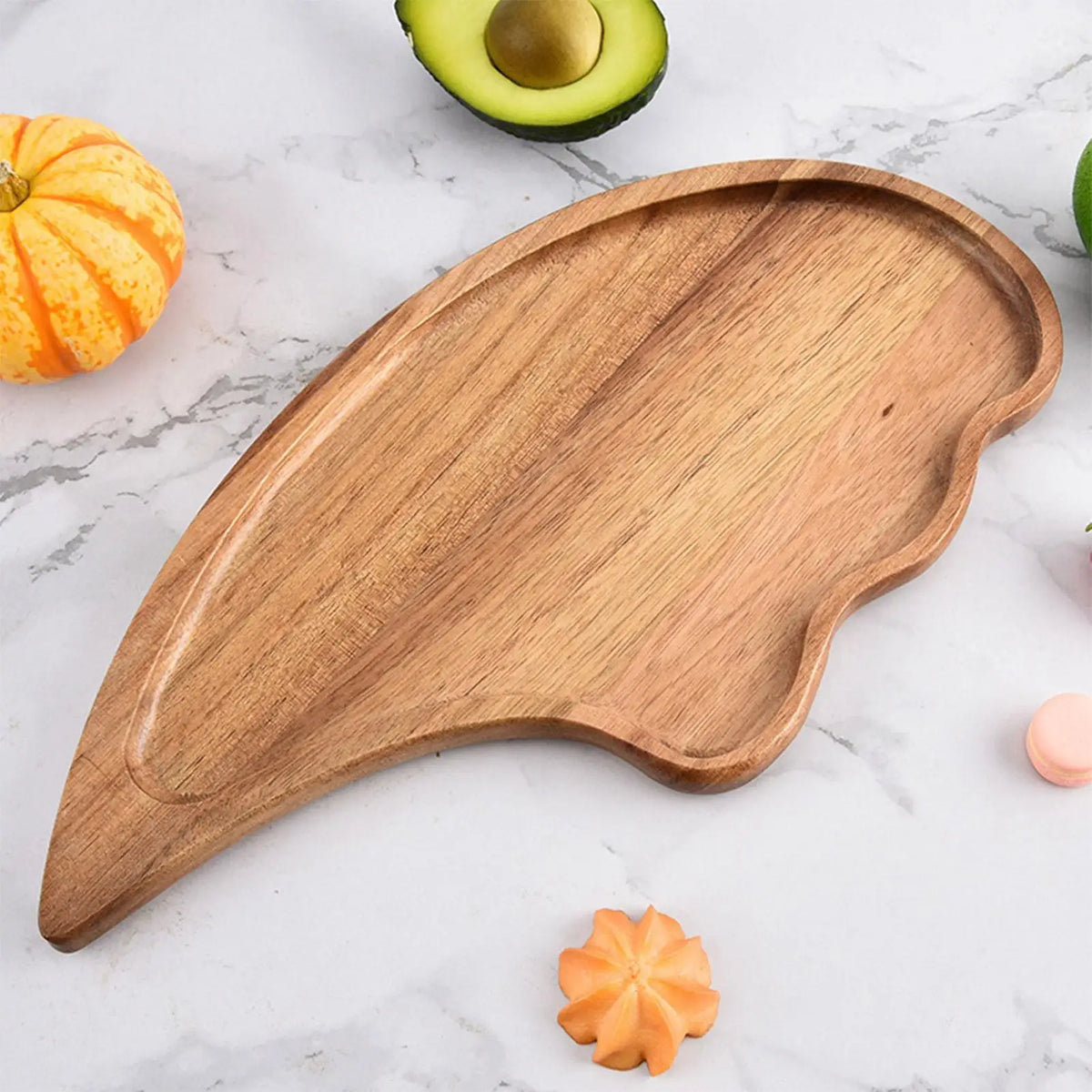 Rustic Wooden Charcuterie Board & Decorative Serving Tray