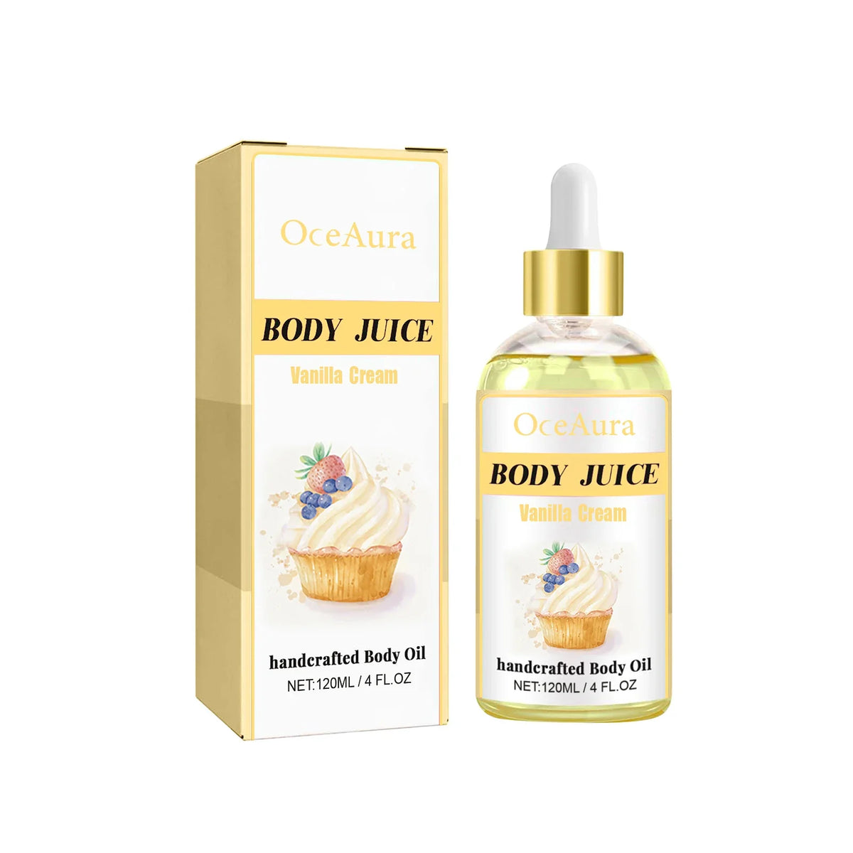 OceAura Sweet Fragrance Body Oil – Moisturizing & Nourishing