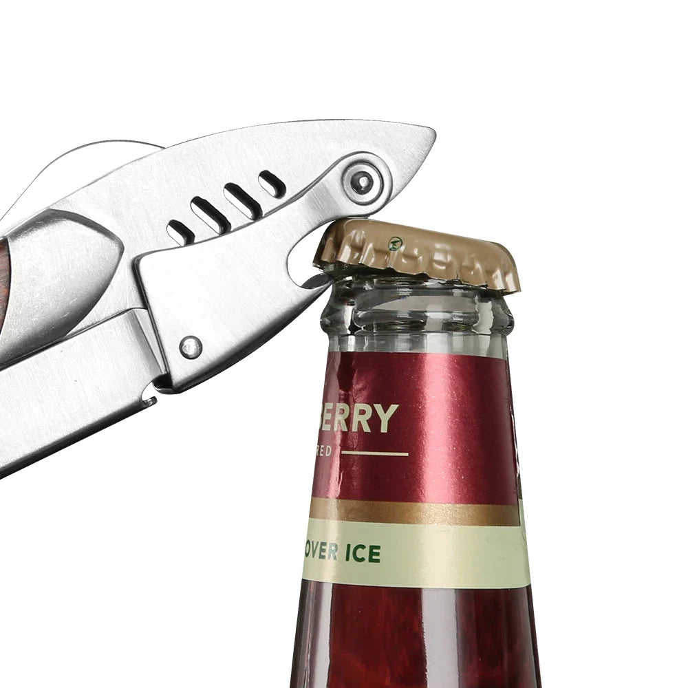 Shark Design Wine Bottle Opener Beer Carton Small Knife Home Decor