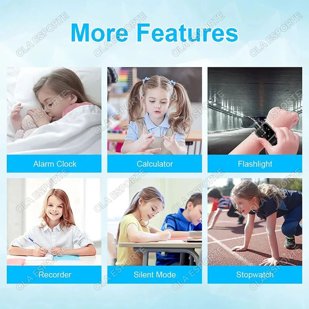 Kids Smart Watch 2G GPS LBS Tracker SOS Call Waterproof