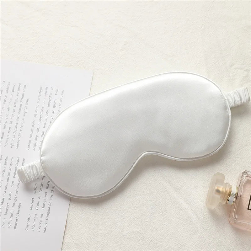 Double-Sided Silk Sleep Eye Mask – Light Blocking Travel Eyeshade
