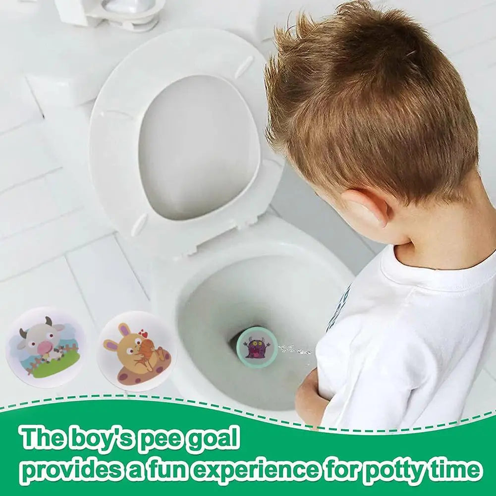 Toddler Potty Training Toilet Changing Sticker Seat Magic Cartoon