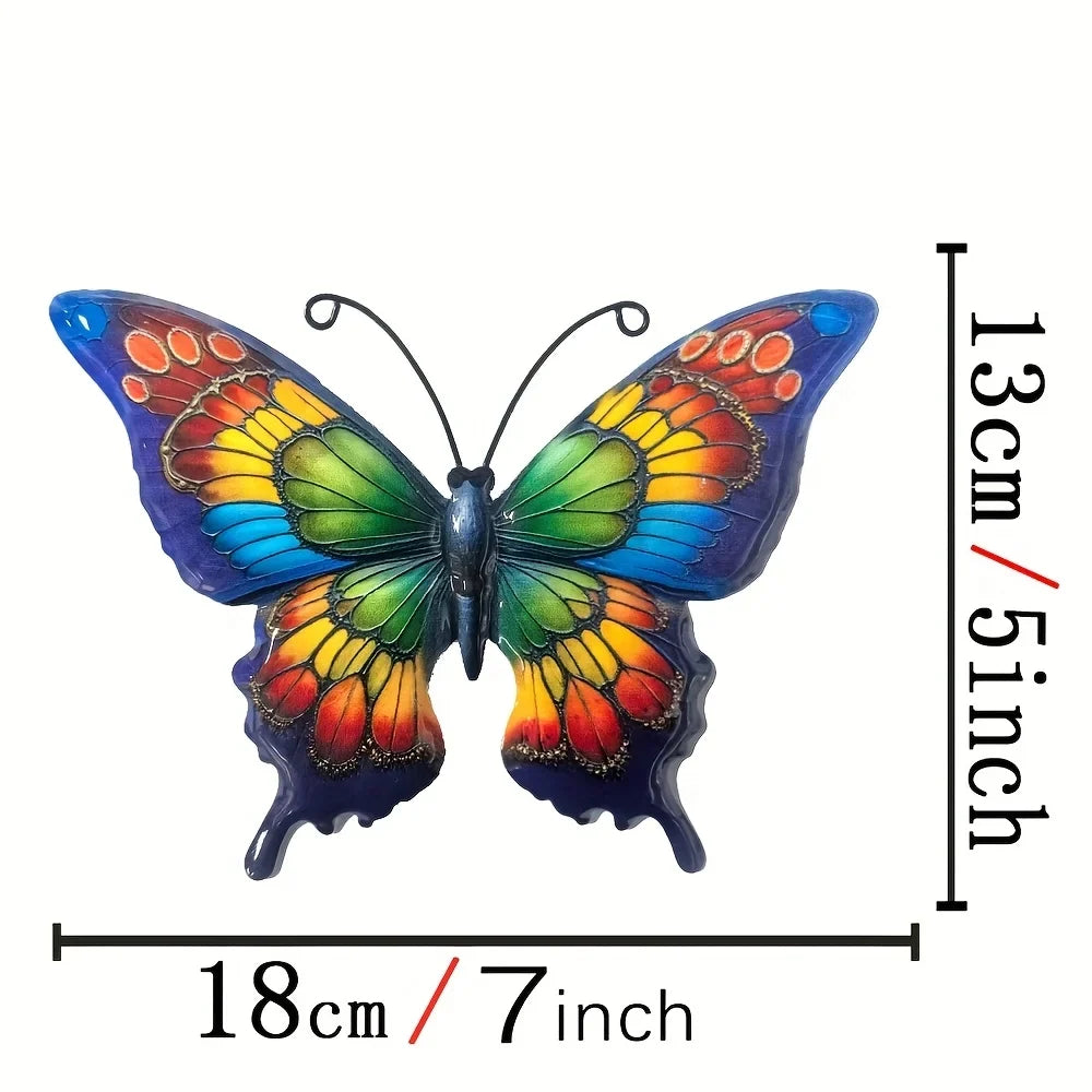 3-Piece Metal Butterfly Iron Wall Art – Indoor & Outdoor Decor