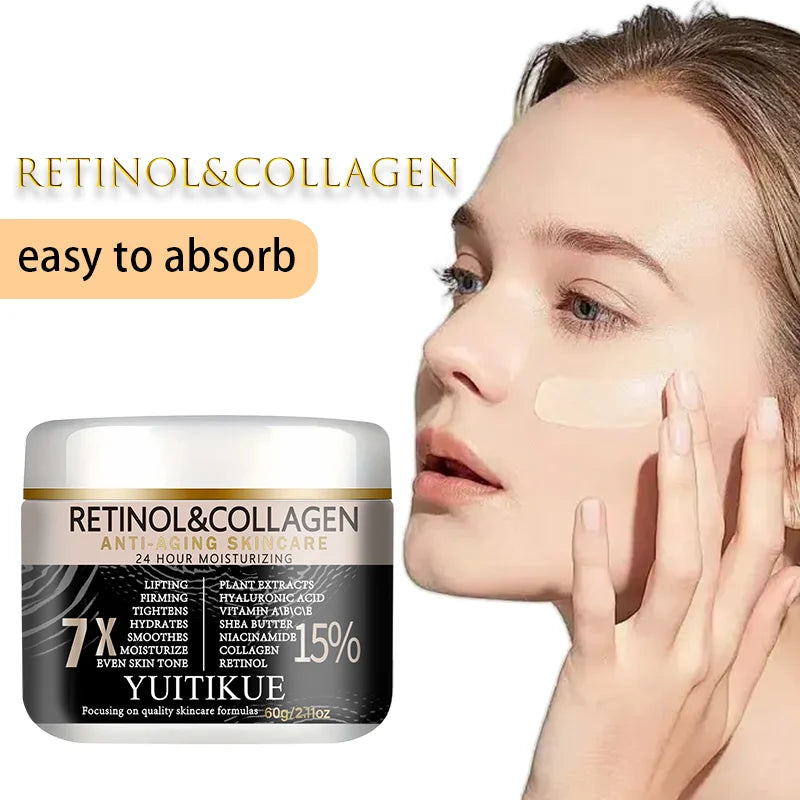 YUITIKUE Retinol Collagen Face Cream – Anti-Aging & Hydrating