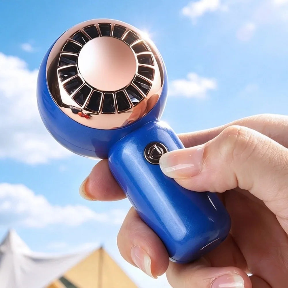 Mini Portable Handheld Fan – 3-Speed USB Rechargeable Pocket Fan