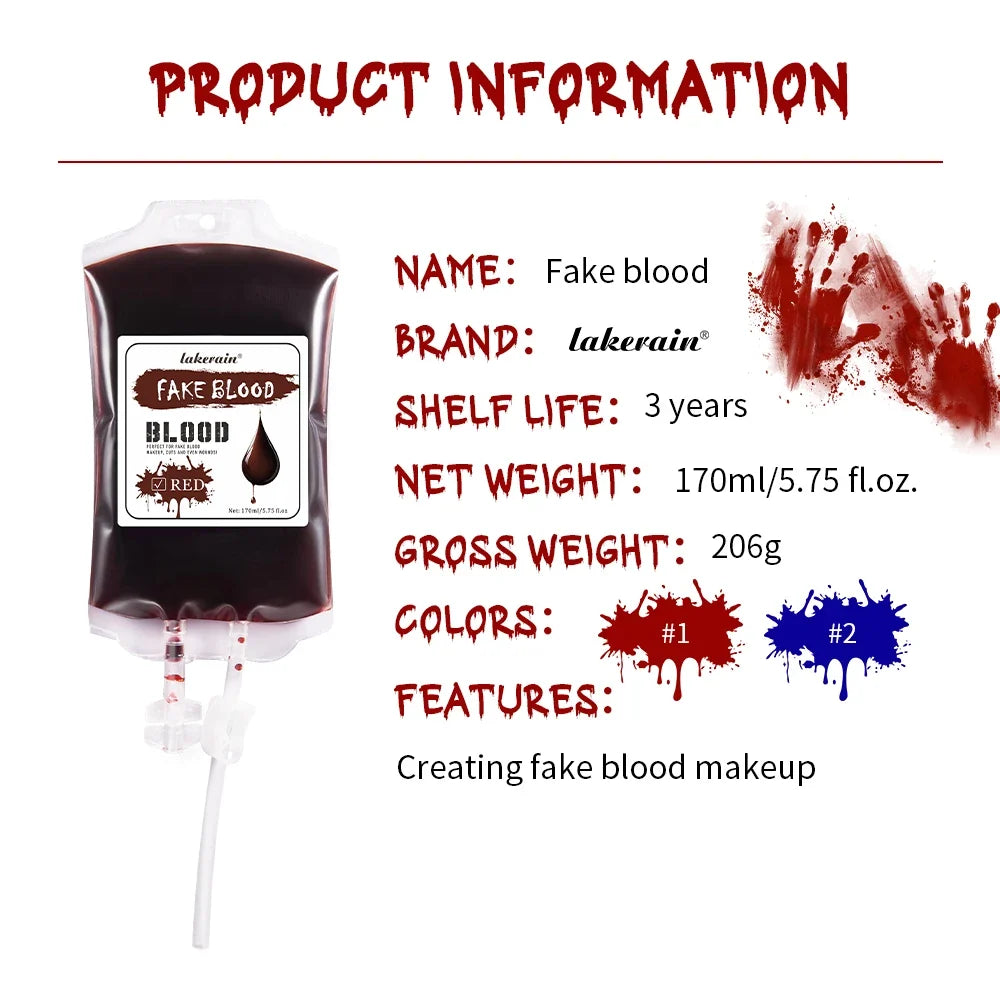 Halloween Fake Blood Makeup Coagulated Realistic Washable SFX Zombie