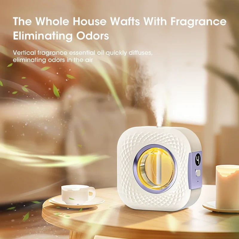 NOCCLILI Automatic Aroma Diffuser | Desktop & Wall-Mount Scent