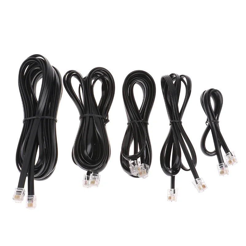 RJ12 6P6C ST-4 Autoguide Cable for iOptron IEQ30 IEQ45 | 0.5–5m