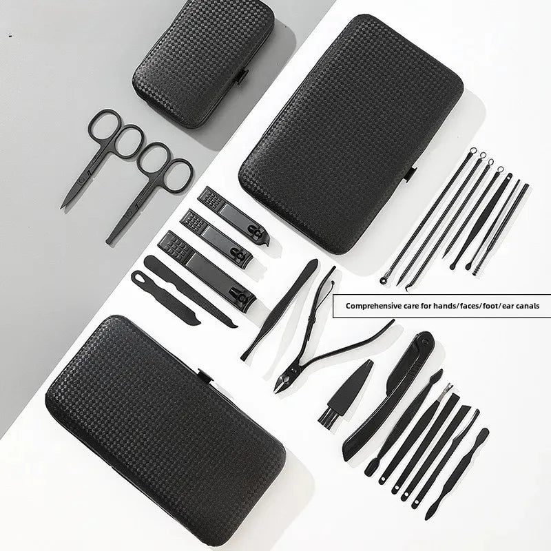 Stainless Steel Nail Clipper Set – 8 to 24 Pcs Travel Kit
