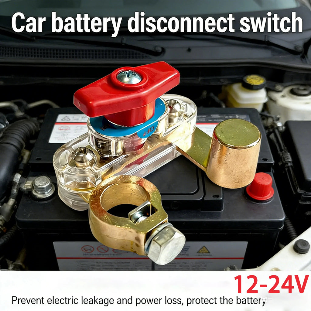 Car Battery Disconnect Switch 12V/24V Bidirectional Cut Off