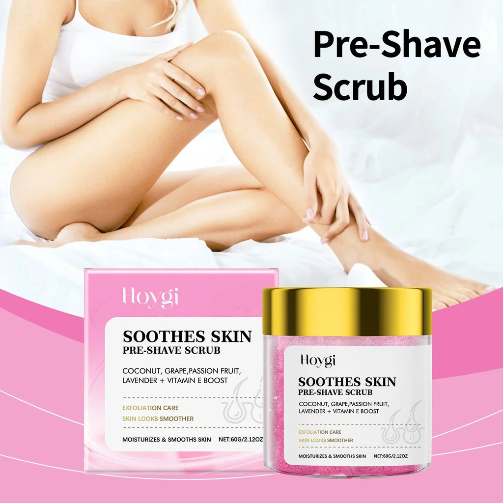 Hoygi Pre Shave Exfoliating Scrub – Smooth & Moisturize