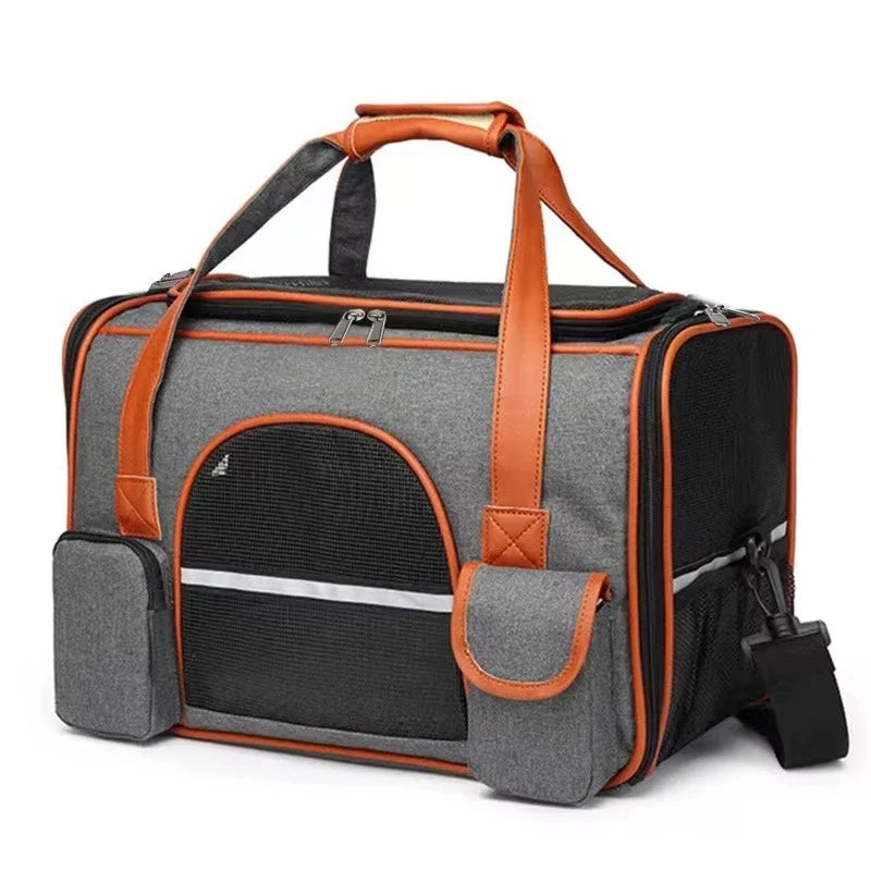 Anti-Collapse Pet Carrier Travel Bag | Dogs Cats Small Pets