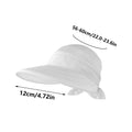 Wide Brim Foldable Sun Hat – UV Protection Visor for Women
