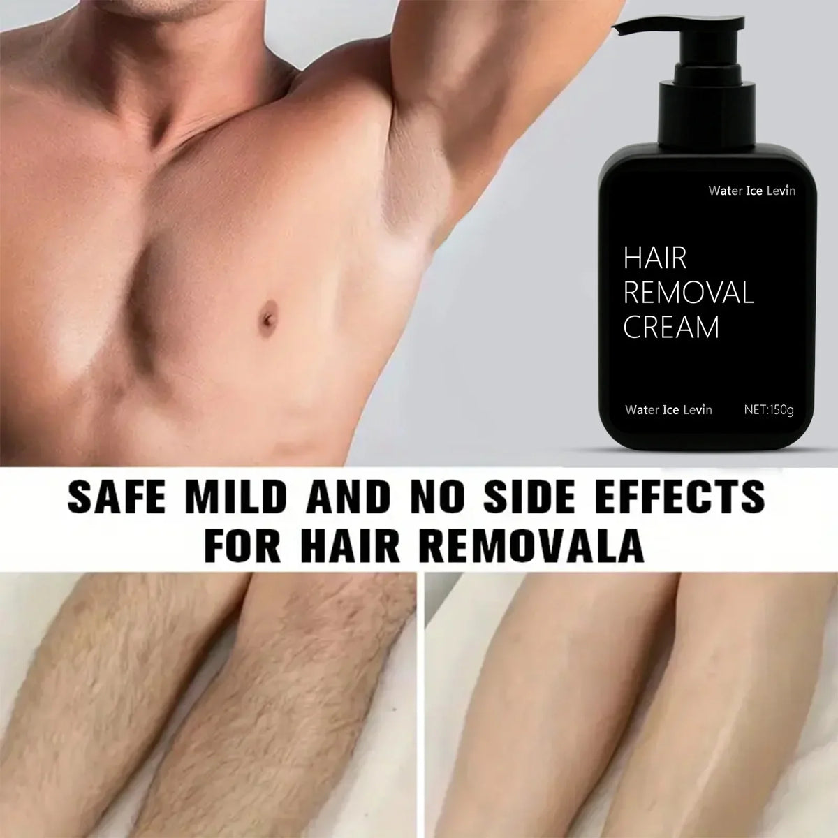 Hair Removal Cream for Women & Men – Full Body 150g