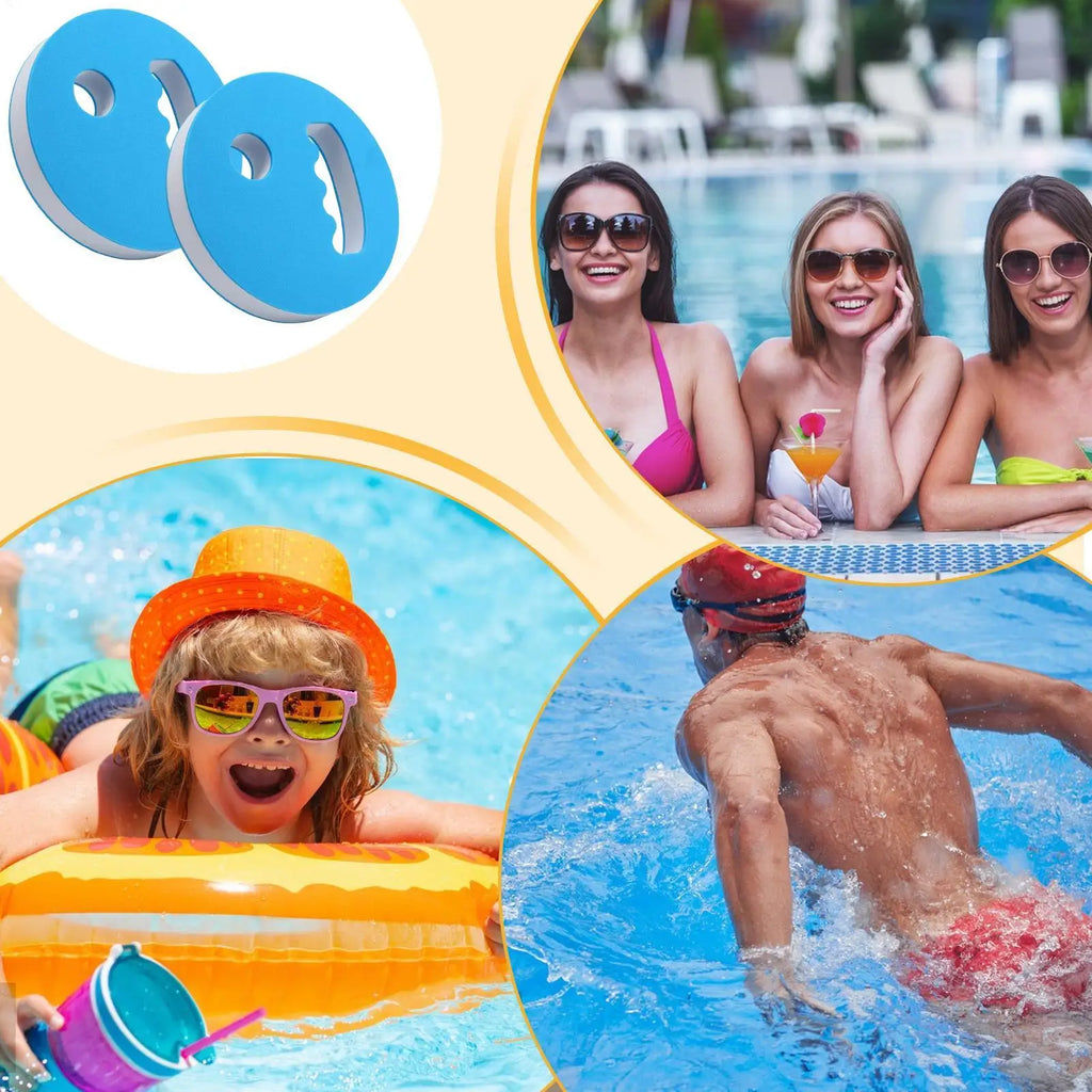 EVA Foam Water Exercise Discs – Aqua Hand Paddle Set (2 Pcs)