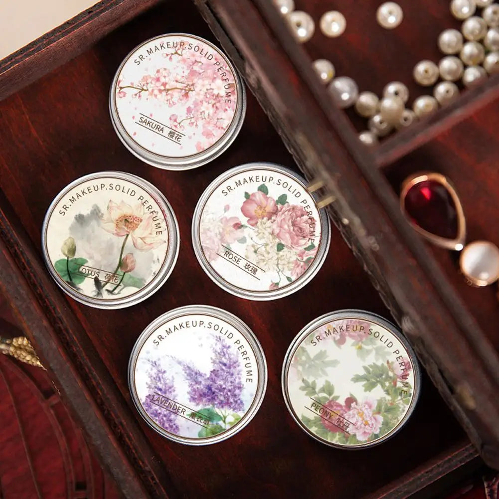 Pocket Solid Perfume Balm – Long-Lasting Scent for Men & Women