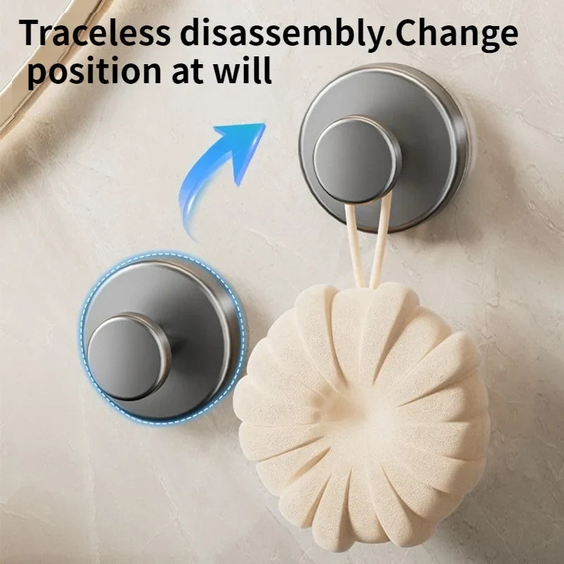 No-Drill Suction Cup Hook | Kitchen, Bathroom & Door Storage