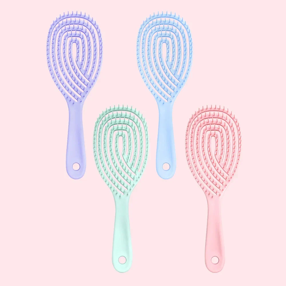 Anti-Static Hollow Rib Detangling Comb – Dry & Wet Hair
