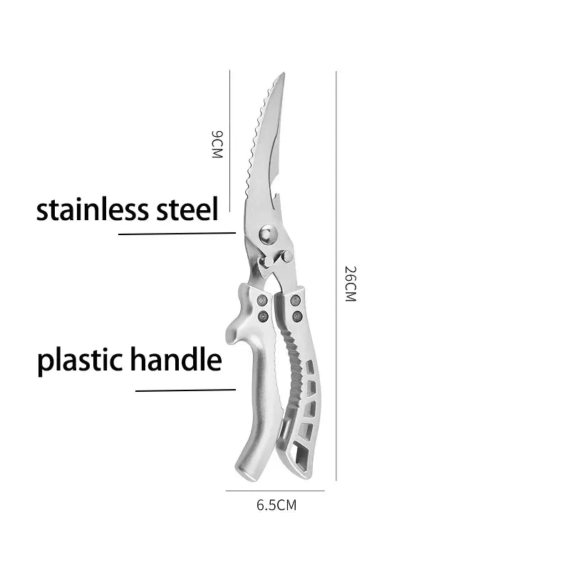 Heavy Duty Kitchen Shears | Stainless Steel Multi-Use Scissors