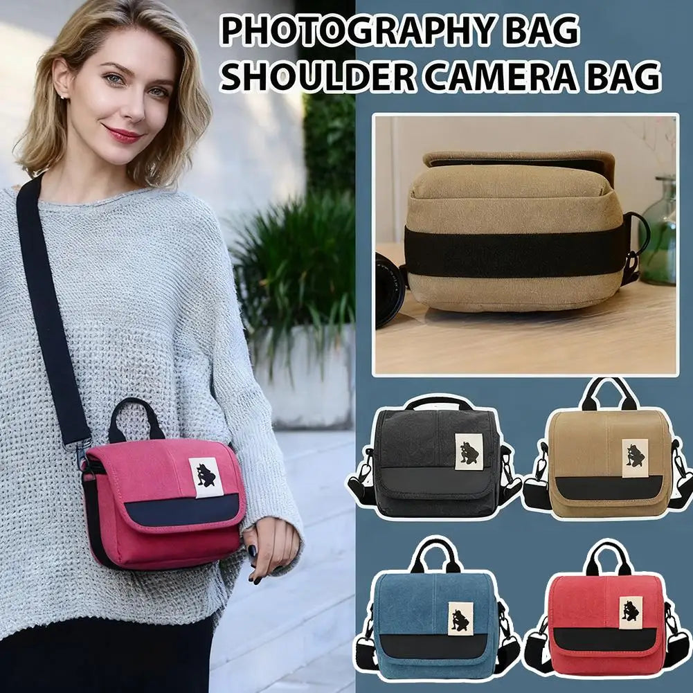 Canvas Camera Bag for Canon EOS DSLR & Mirrorless | 18-55mm