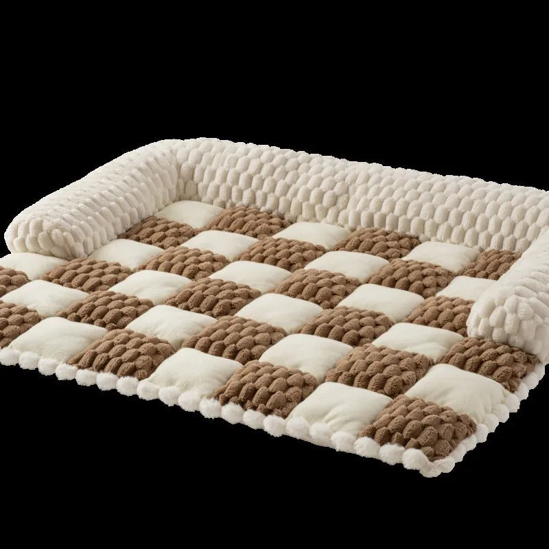 Cross-border Upgraded Chessboard Dog Sofa Bed Thickened Non-slip Pet
