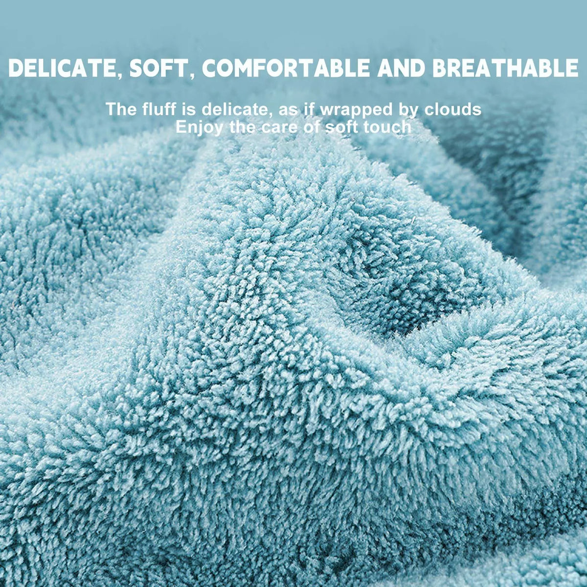 Coral Fleece Hair Towel Cap – Soft Quick Dry Bath Wrap