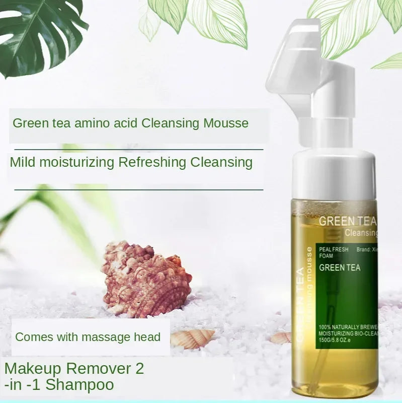 Green Tea Amino Acid Foaming Face Cleanser & Makeup Remover