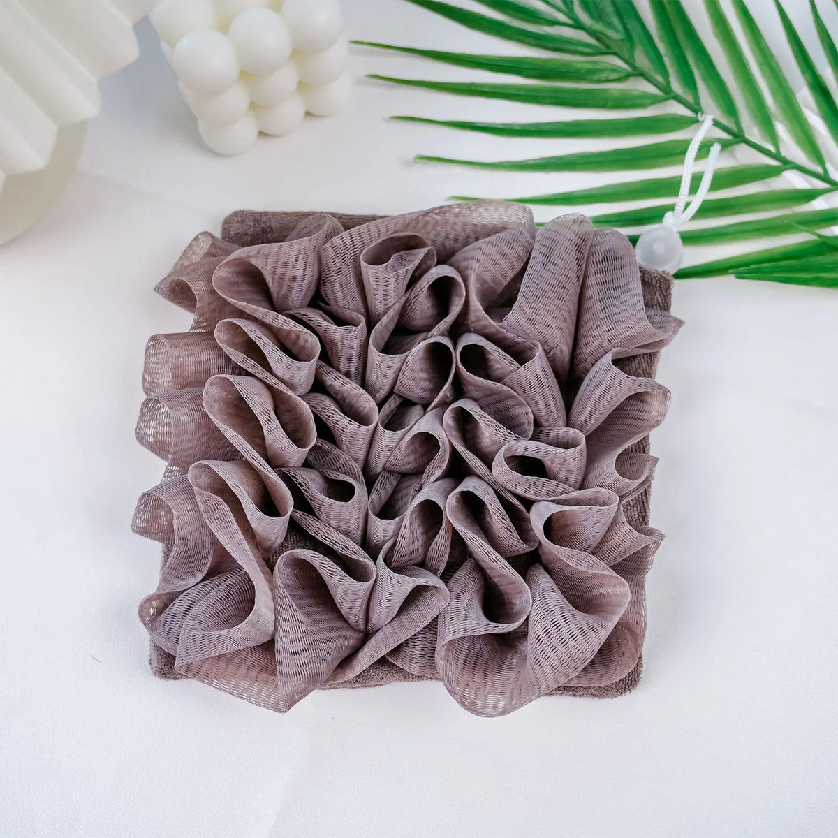 Mesh Pouf Shower Loofah & Exfoliating Body Scrubber Sponge