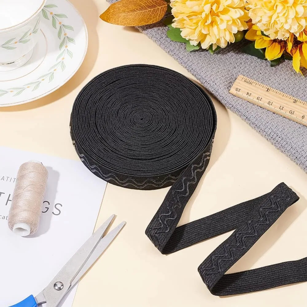 Non-Slip Silicone Elastic Band for Sewing 18.5mm – 10 Yards