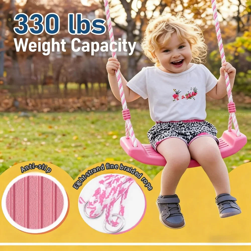 Rainbow Kids Hanging Swing – Indoor & Outdoor Swing Set