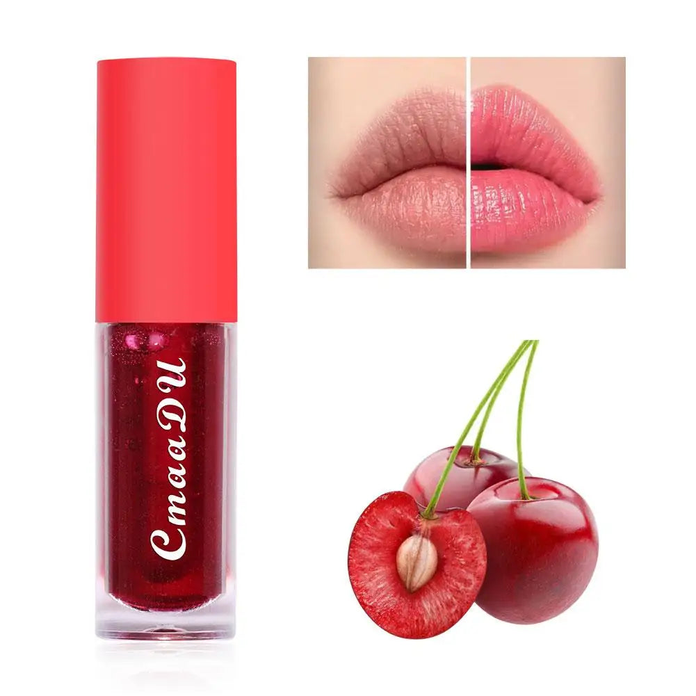 Color Changing Fruit Lip Balm – Moisturizing Lip Gloss 6 Flavors