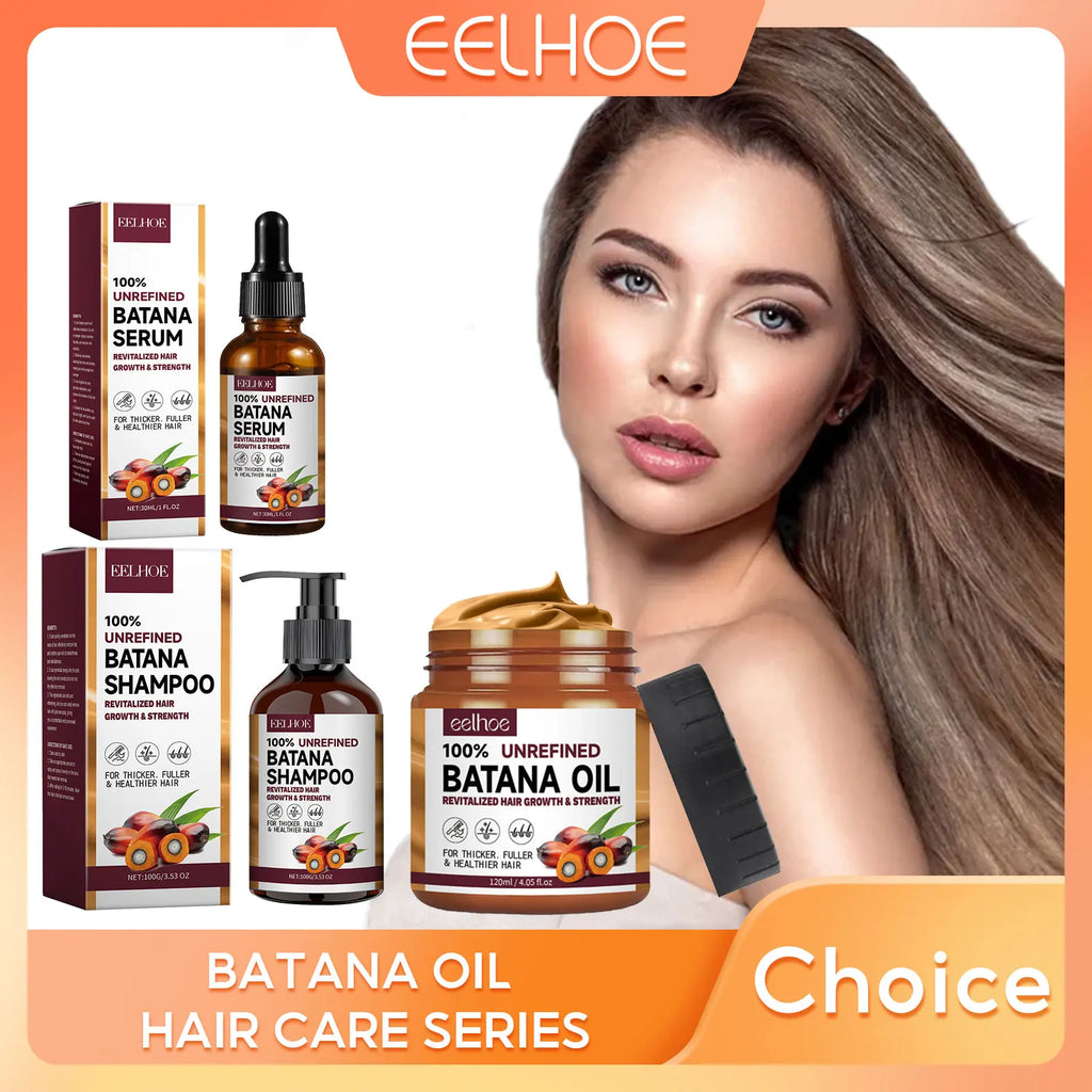 EELHOE Batana Oil Shampoo & Conditioner Set – Frizz Control
