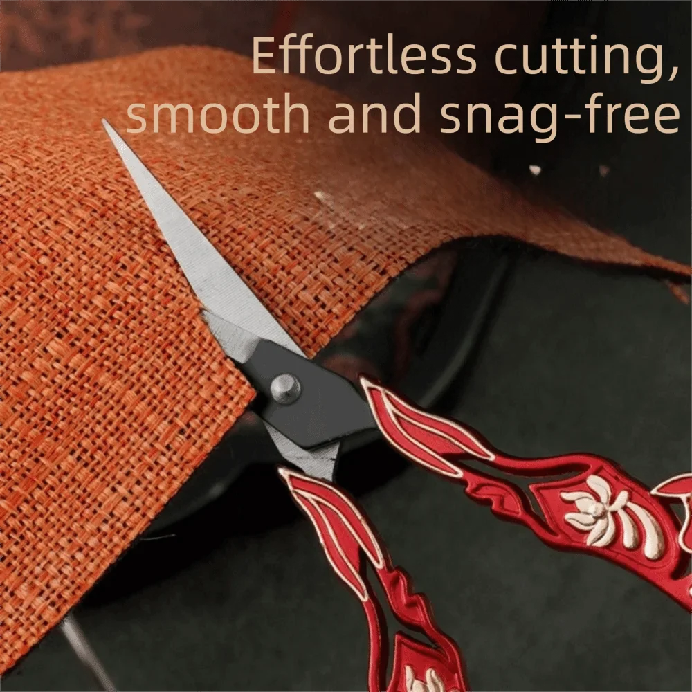 Stainless Steel Embroidery Scissors | Vintage Tailor Fabric Cutter