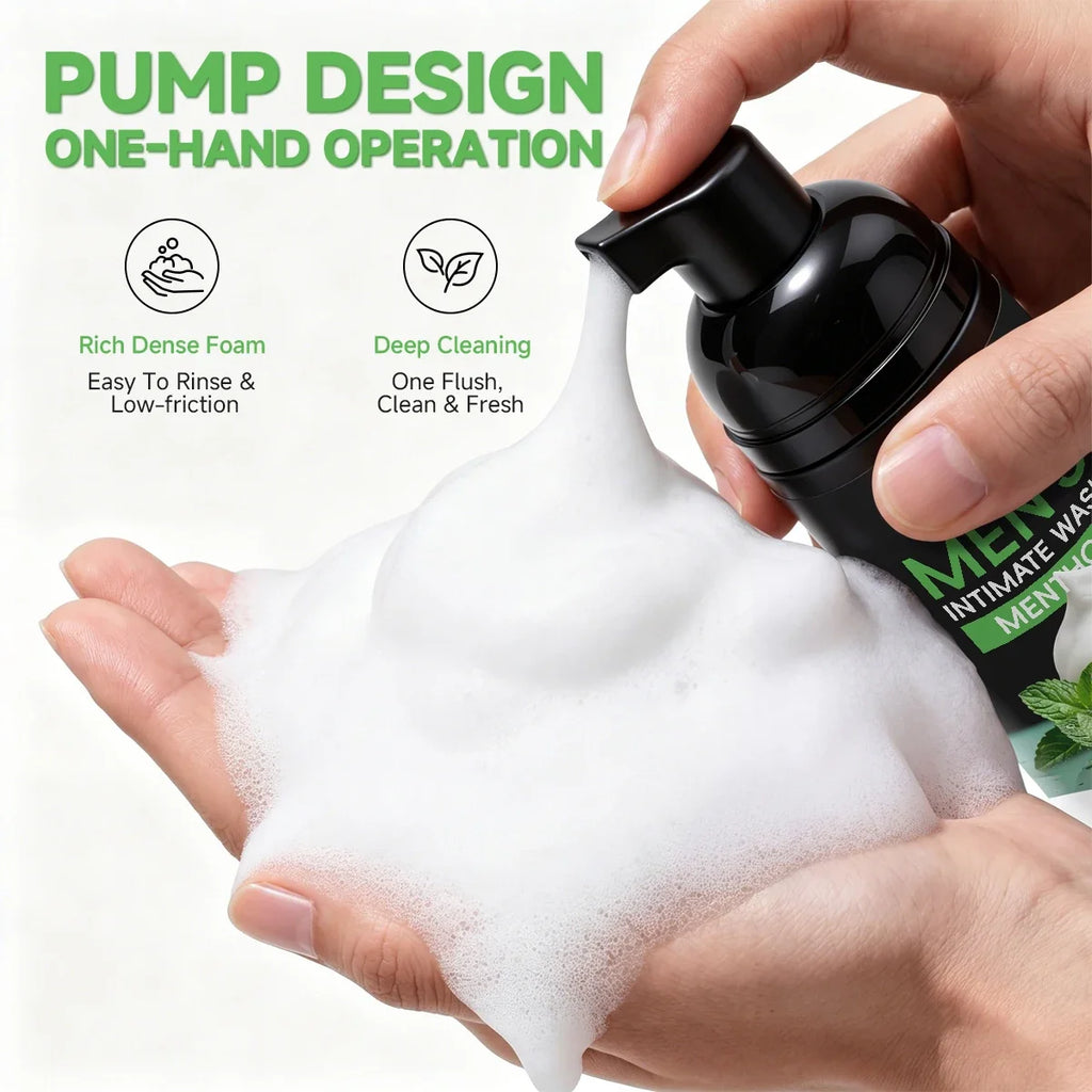 Men's Intimate Wash Cooling Mint – Cleanse, Moisturise & Freshen