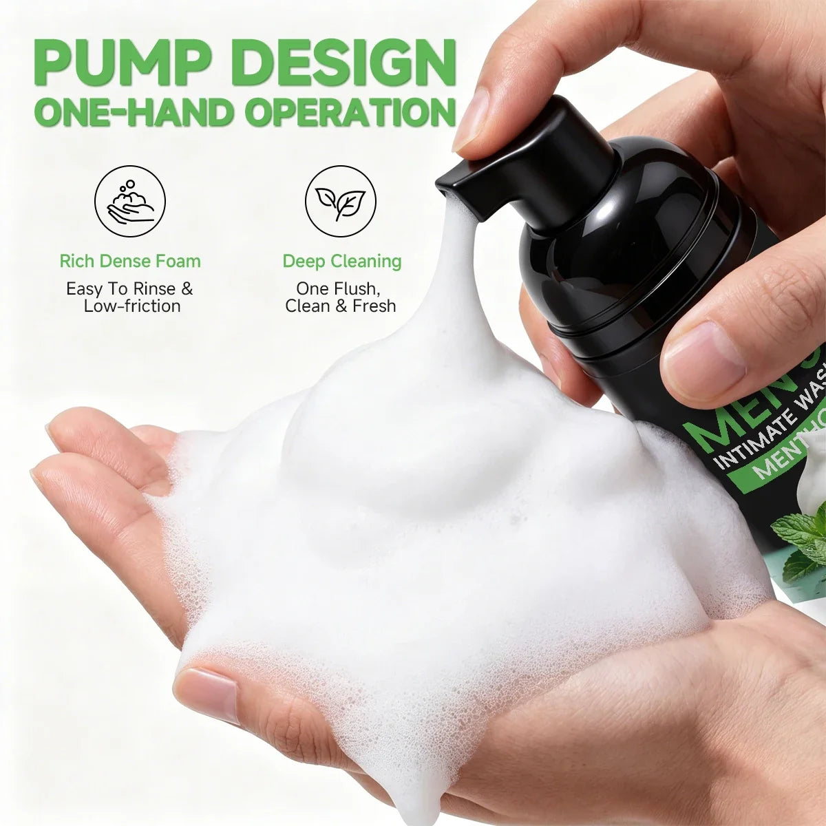 Men's Intimate Wash Cooling Mint – Cleanse, Moisturise & Freshen