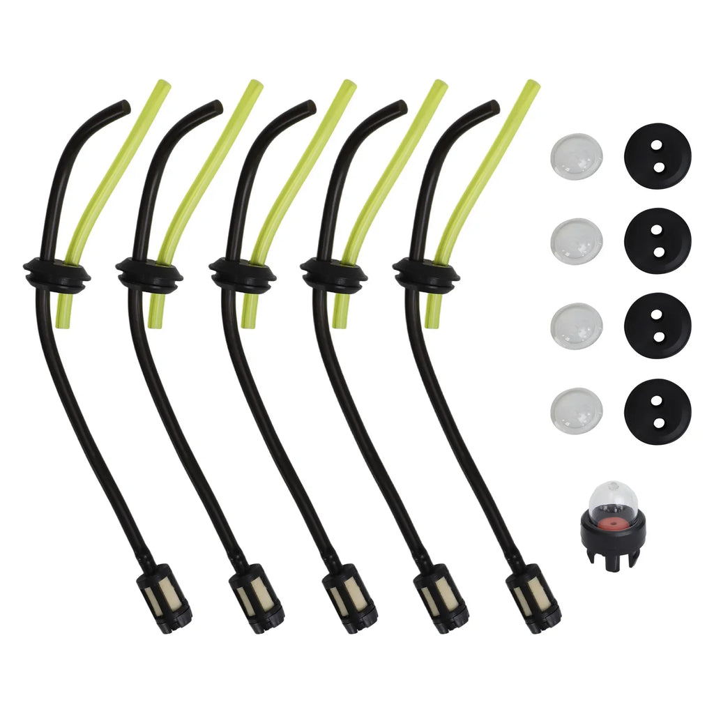9 Petrol Filter Hose Seal Fuel Brush Lawn Mower Garden Tool Parts