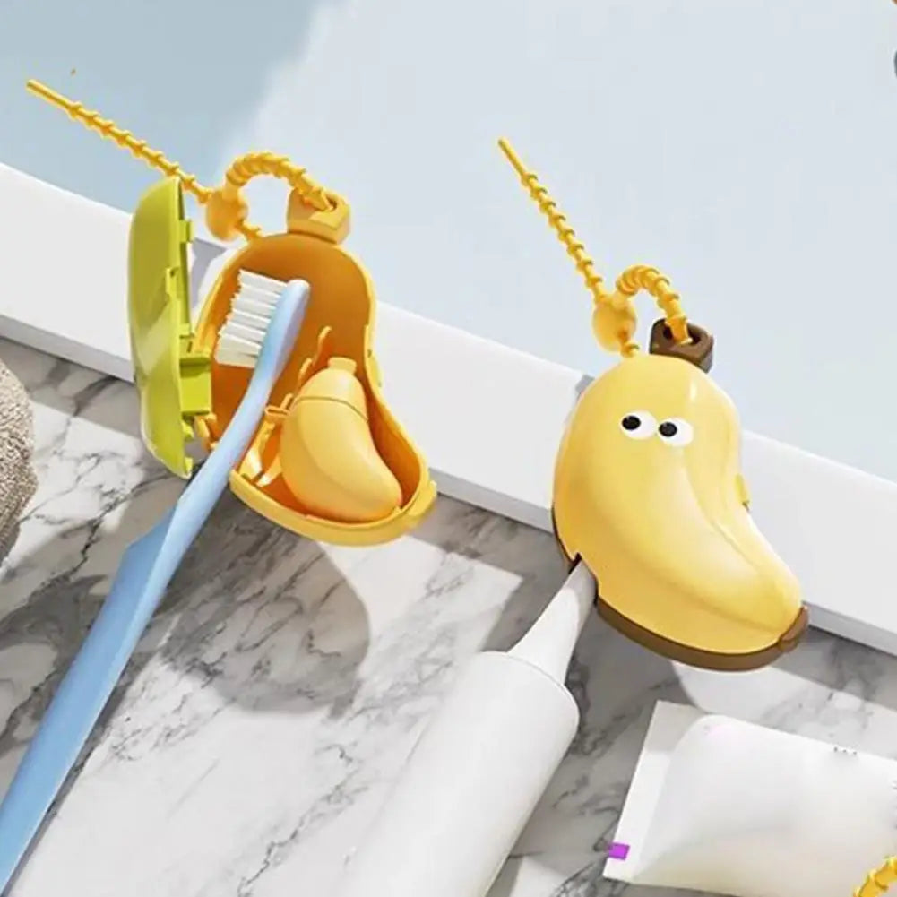 Banana Toothbrush Cover – Portable Travel Protective Cap