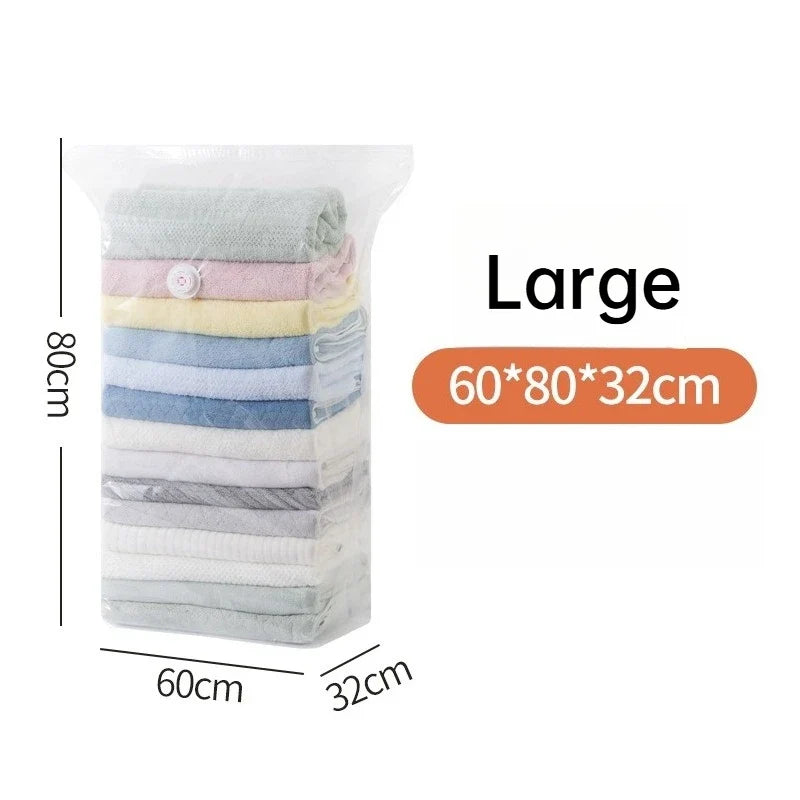 Reusable Compression Empty Bag Sealer Clothes Travel Packing