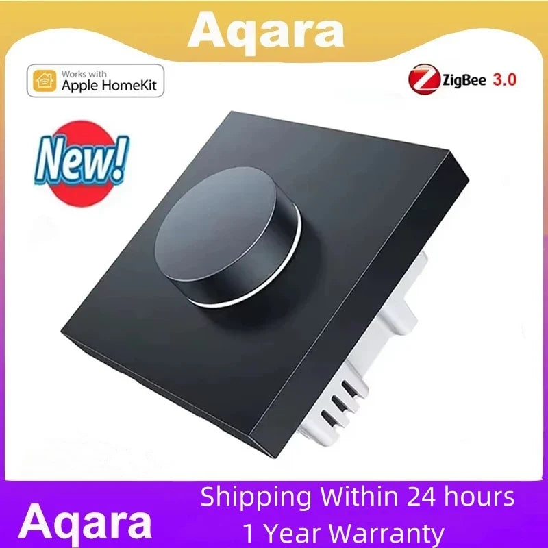 Aqara Dimmer Switch H1 Neutral Zero-fire Line Rotary Zigbee 3 0 Smart