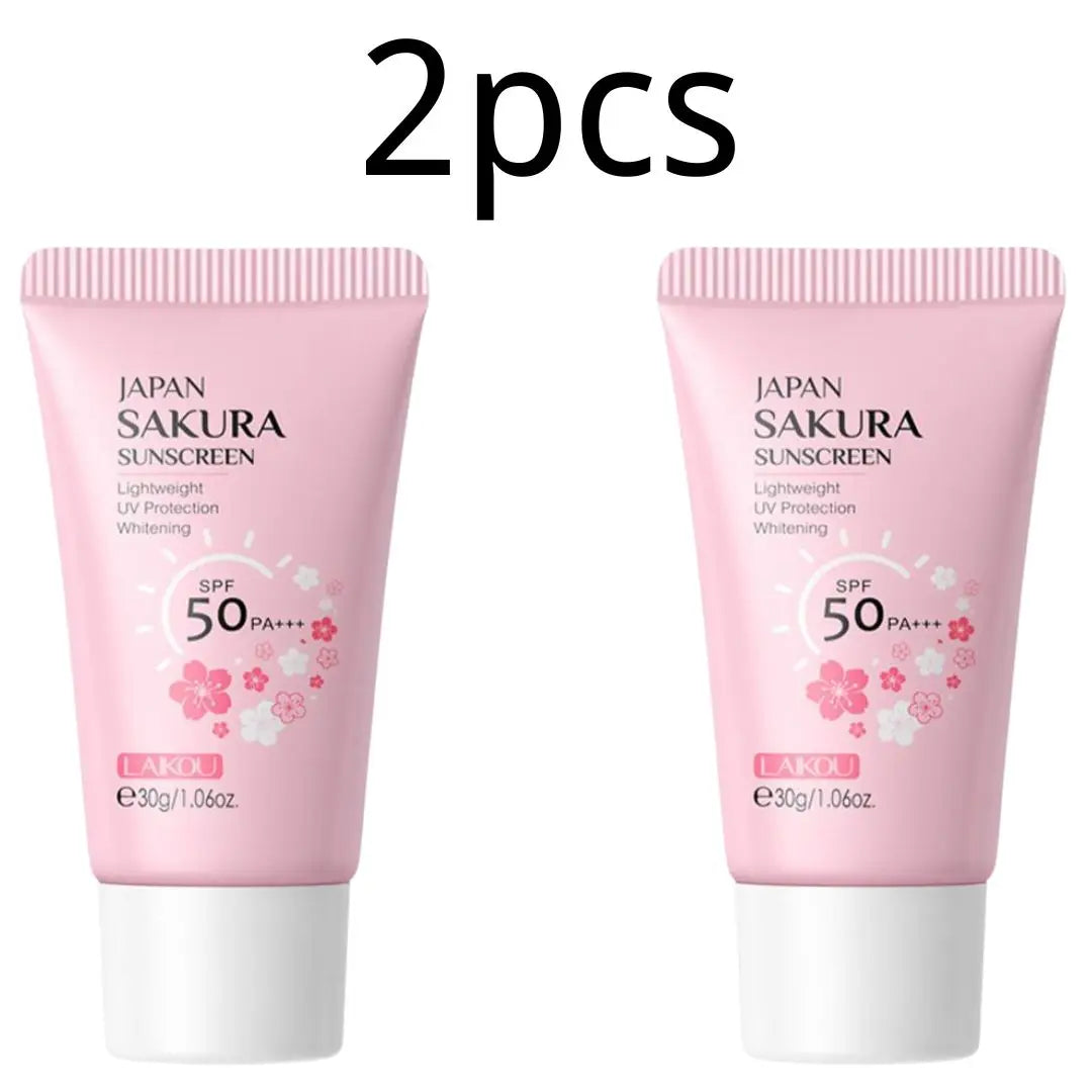 Sakura SPF 50 Sunscreen Cream – Moisturizing UV Protection
