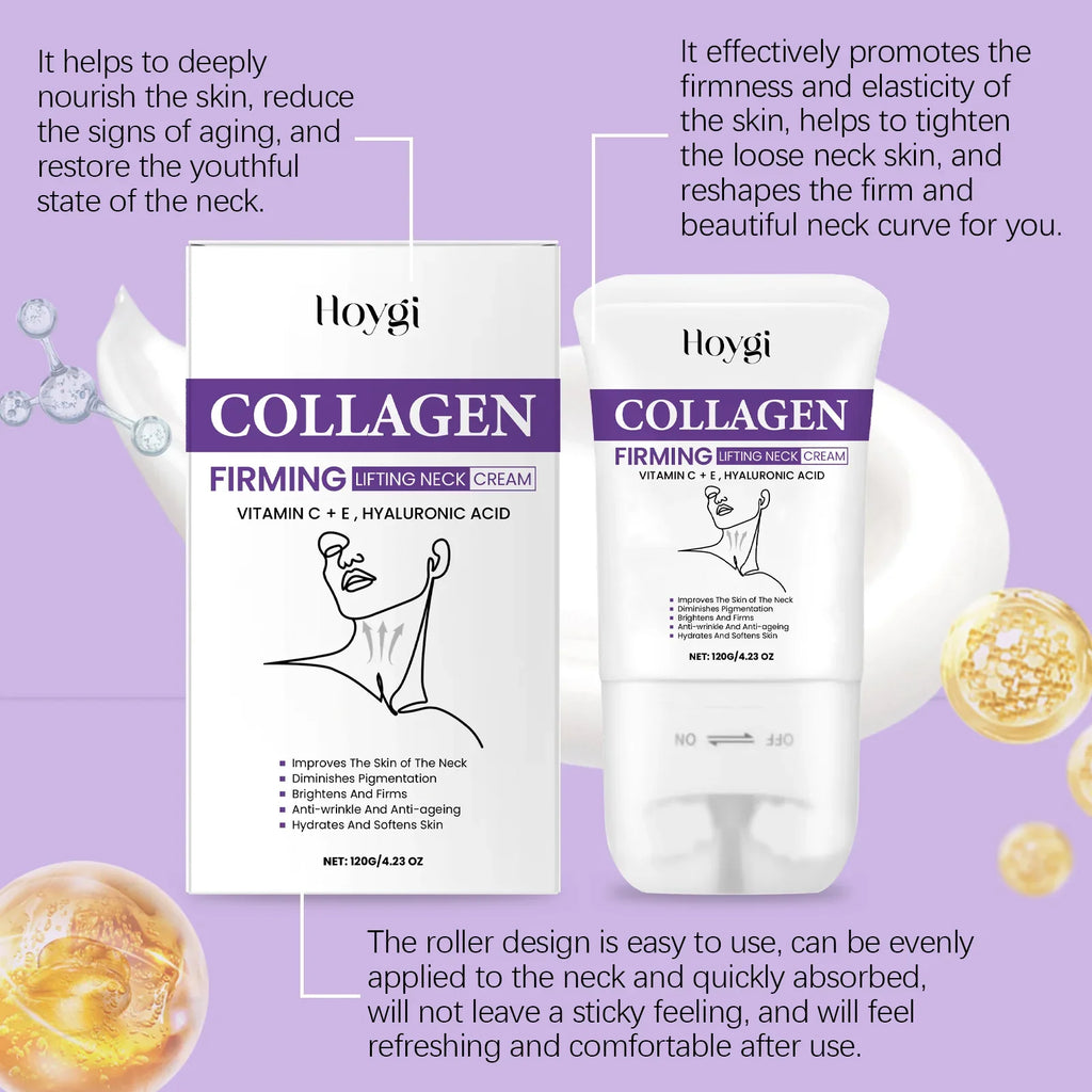 Roll-On Neck Firming Cream – Hydrating Lifting Massage Lotion