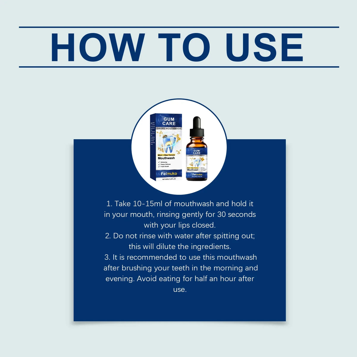 50ml Gum Care Gel Serum – Whitening, Tartar & Fresh Breath